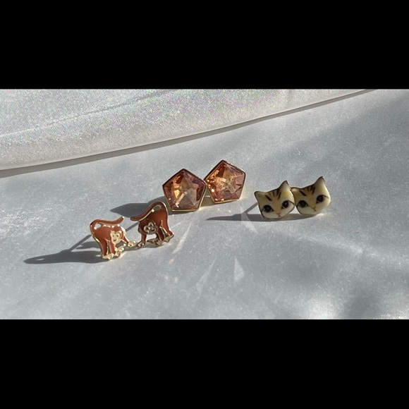 Cat got the Monkey Earrings set (3) - Picture 9 of 11